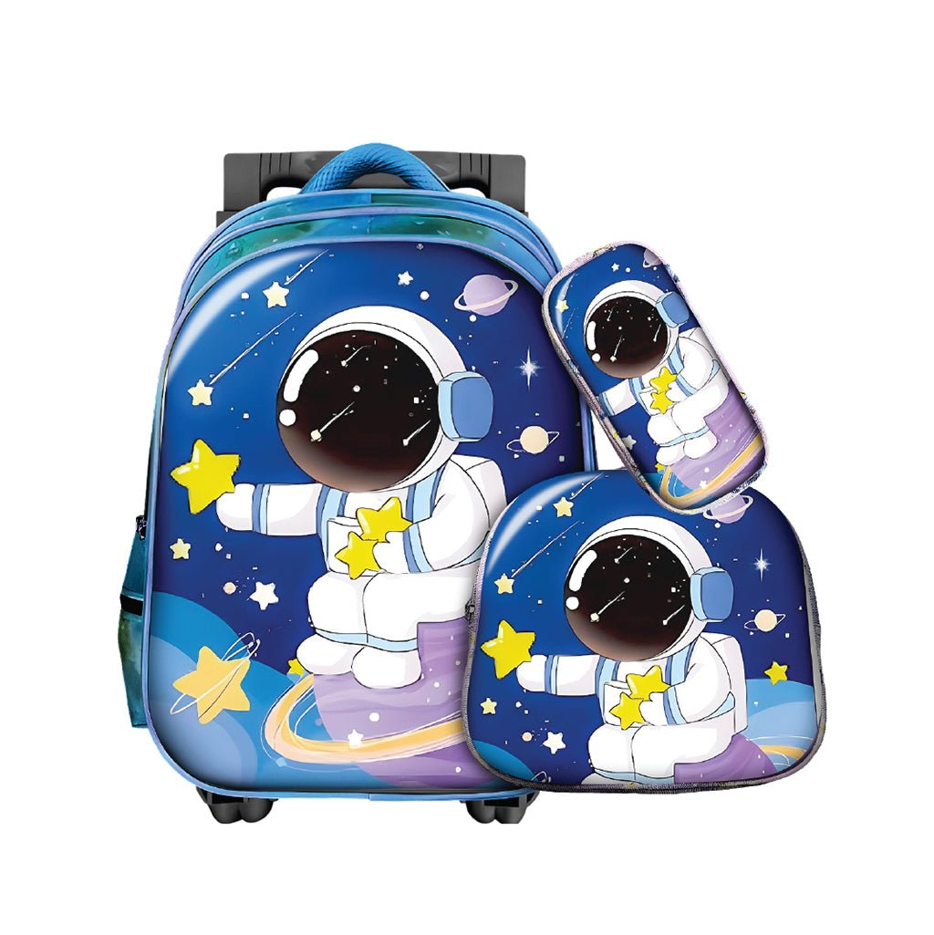 Cartable à Roulettes Trolley, Sac Goûter & Trousse