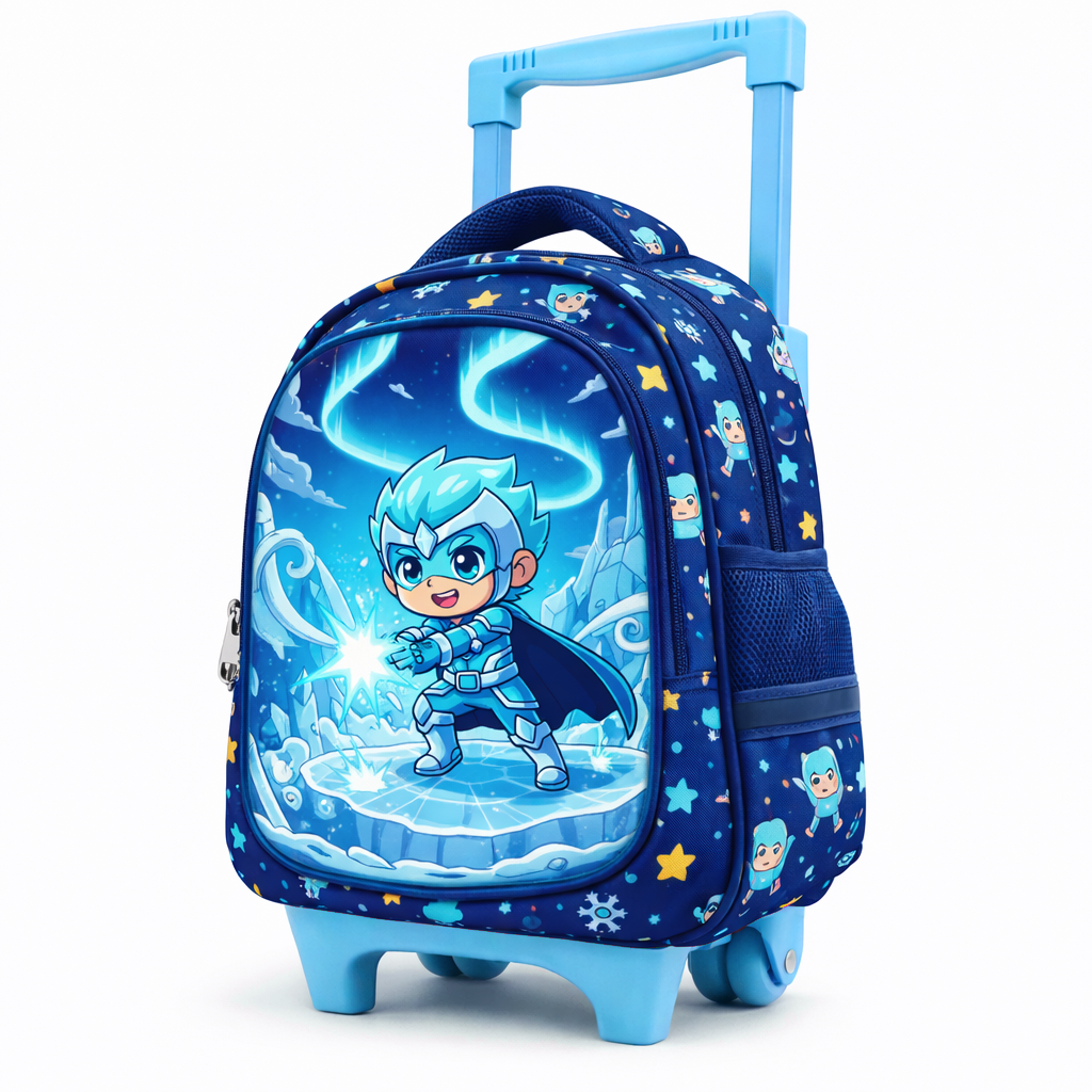 Cartable trolley enfant 3D - Modèle Robot