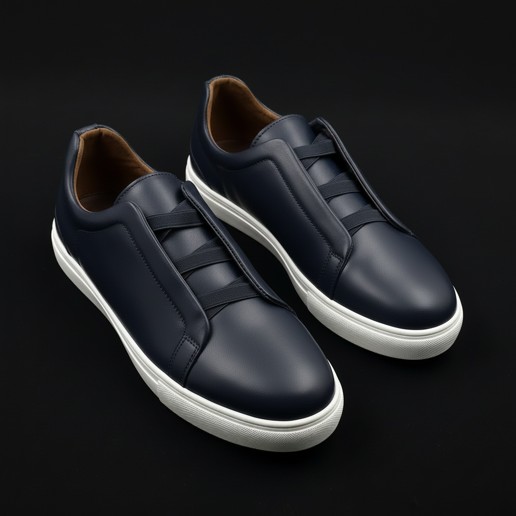 Sneaker Urban bleu marine, vue supérieure