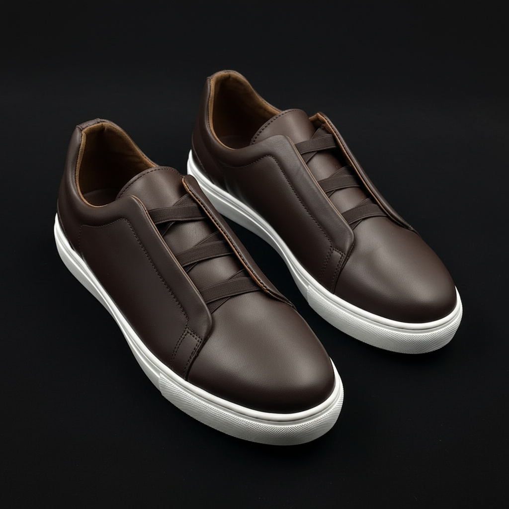 Sneakers, vue supérieure